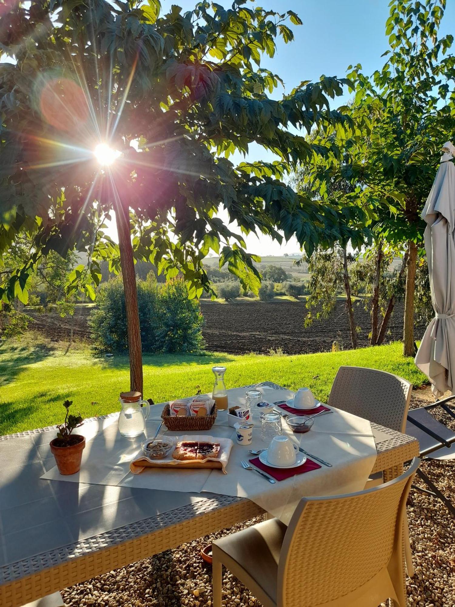Agriturismo La Sorgente ฟอนเตบลันดา ภายนอก รูปภาพ